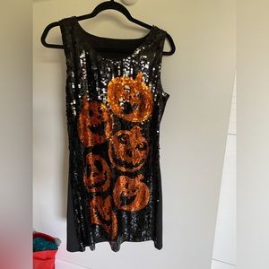 Halloween dress.. jack o lantern pumpkin